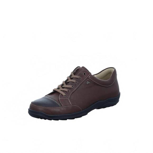 NEW FINN COMFORT men's alamo lace-up shoes in kastanie/cigar